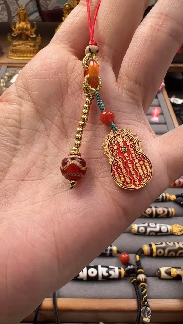 【闪购商品】玛瑙吊坠18K金镶嵌吊坠