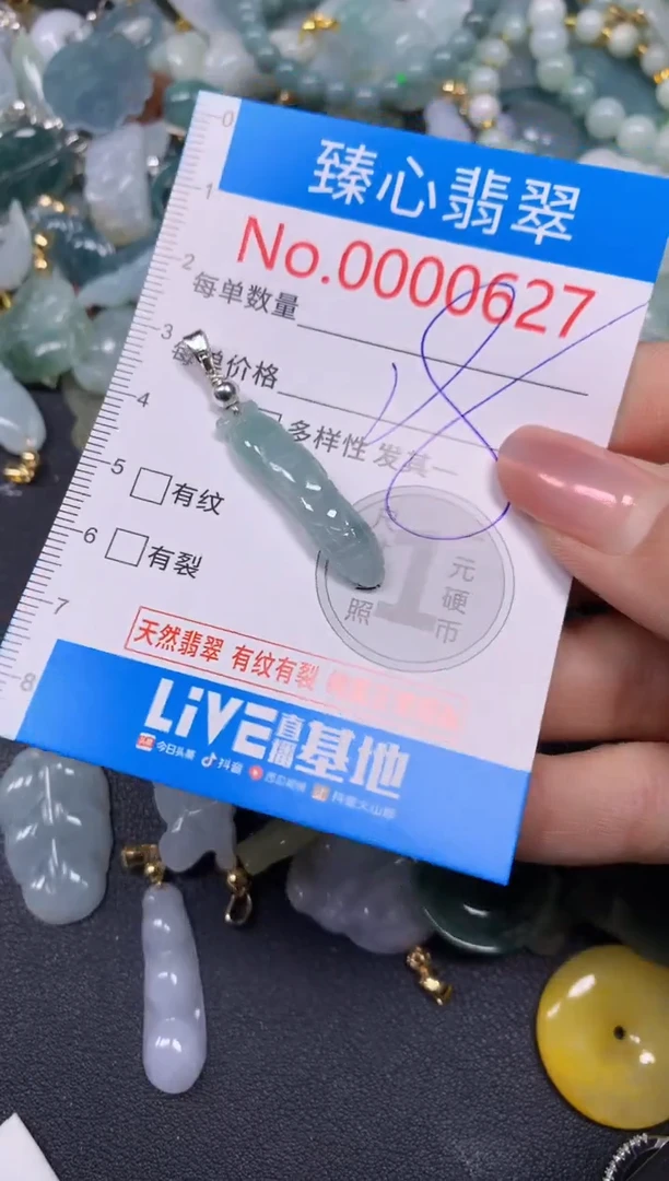 【闪购商品】翡翠颈饰未镶嵌含绳000627