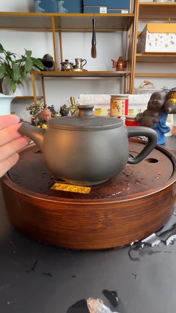 羊脂玉汉瓦凤鸣壶可提可转240ml