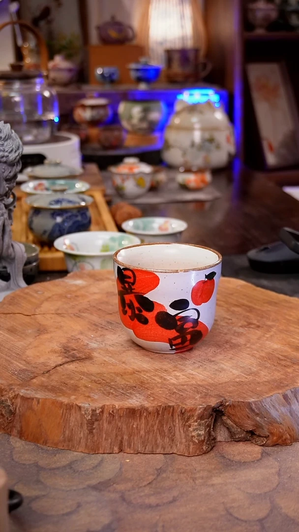 摆件暴富景德镇手工手绘