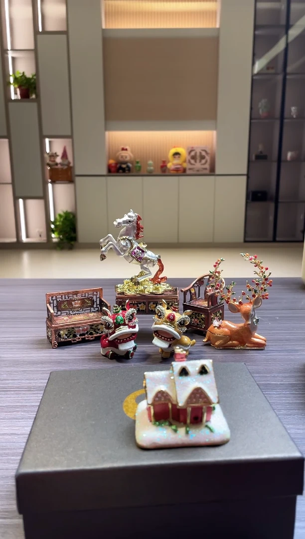 手工艺品琉璃夜光雪屋