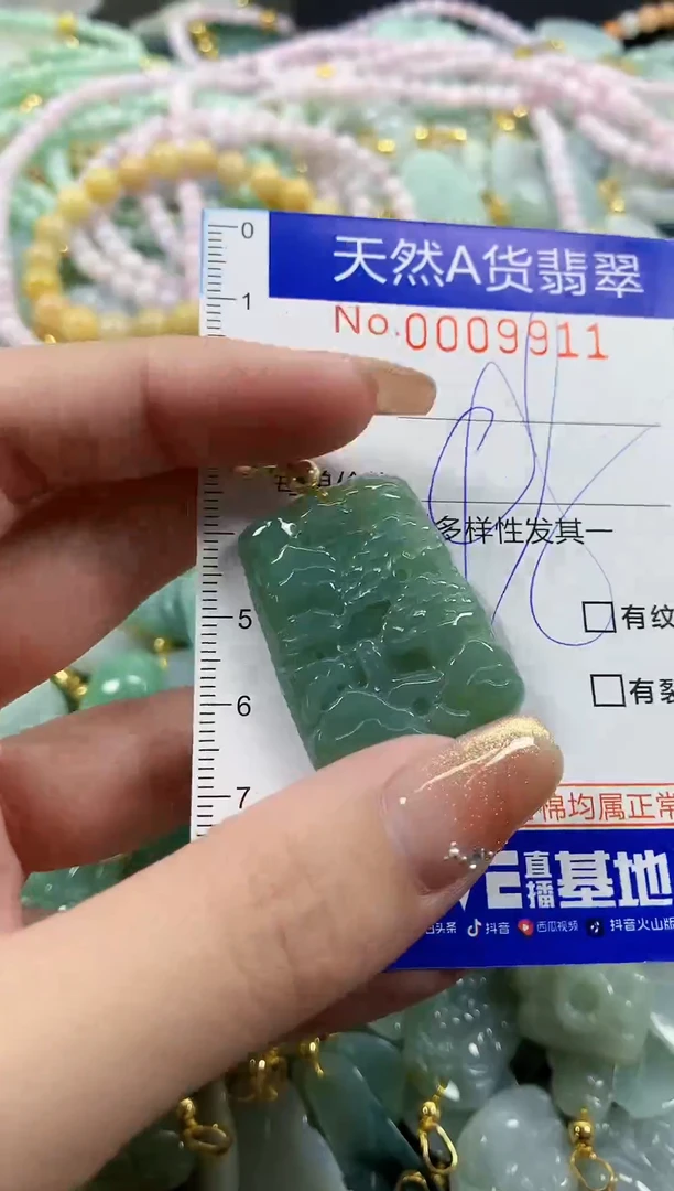 颈饰未镶嵌翡翠天然A货翡翠