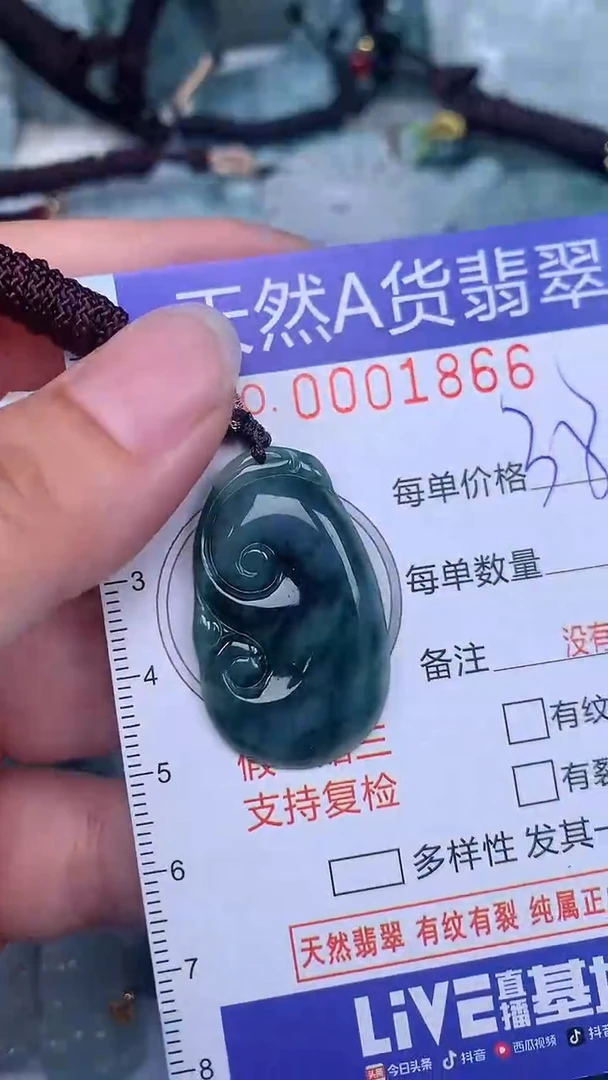 翡翠未镶嵌颈饰...0001866