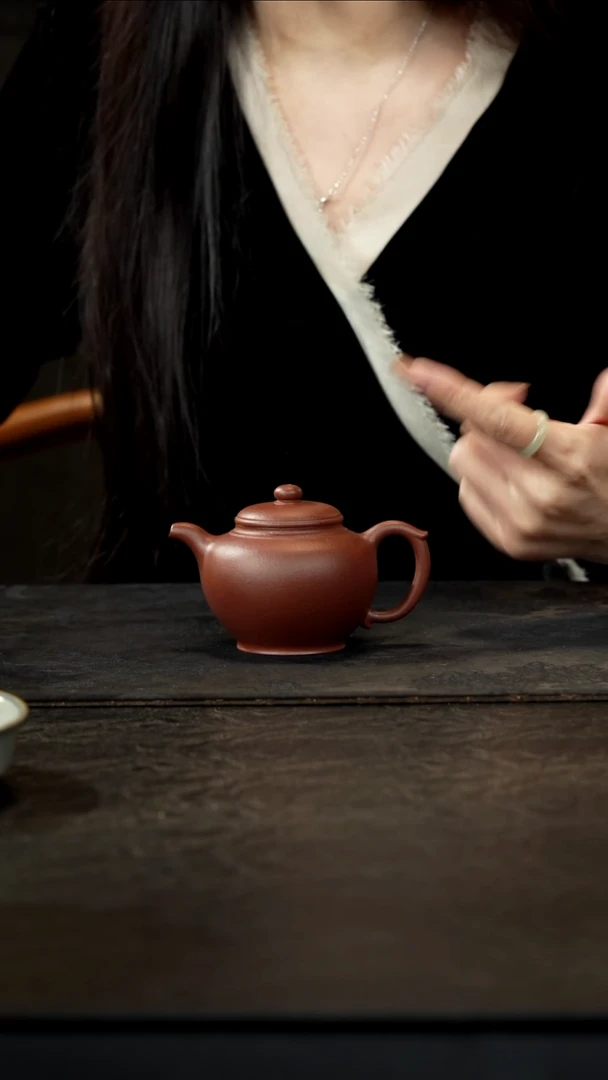 茶壶紫砂海**江全手工底槽青高笑樱150cc