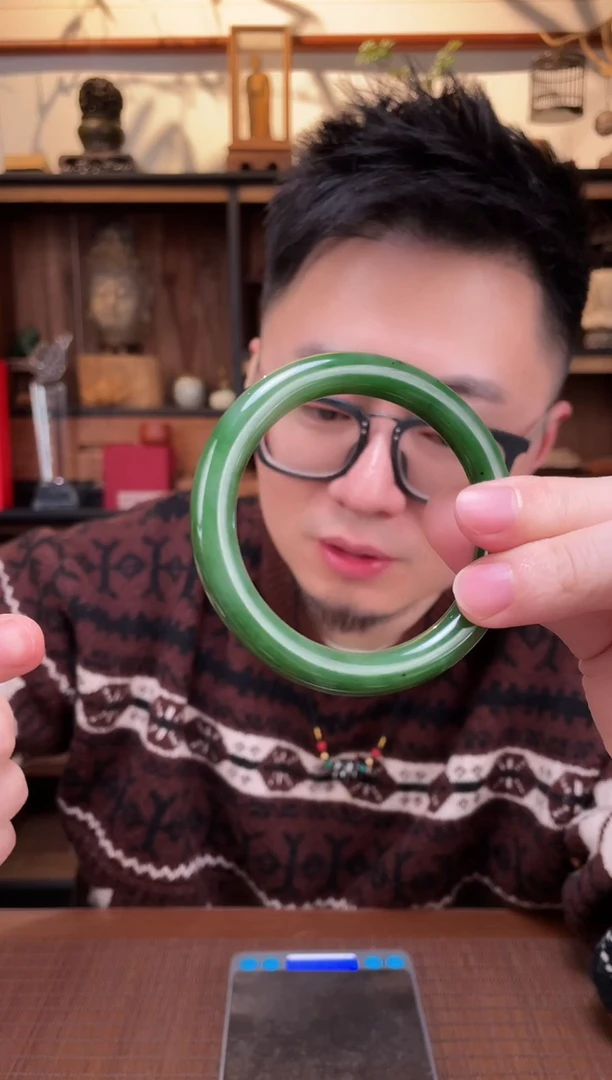 【闪购商品】和田玉手镯未镶嵌034和田玉手镯56#YR