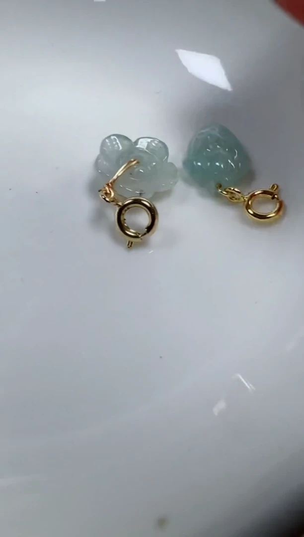 裸石翡翠390号，A货翡翠