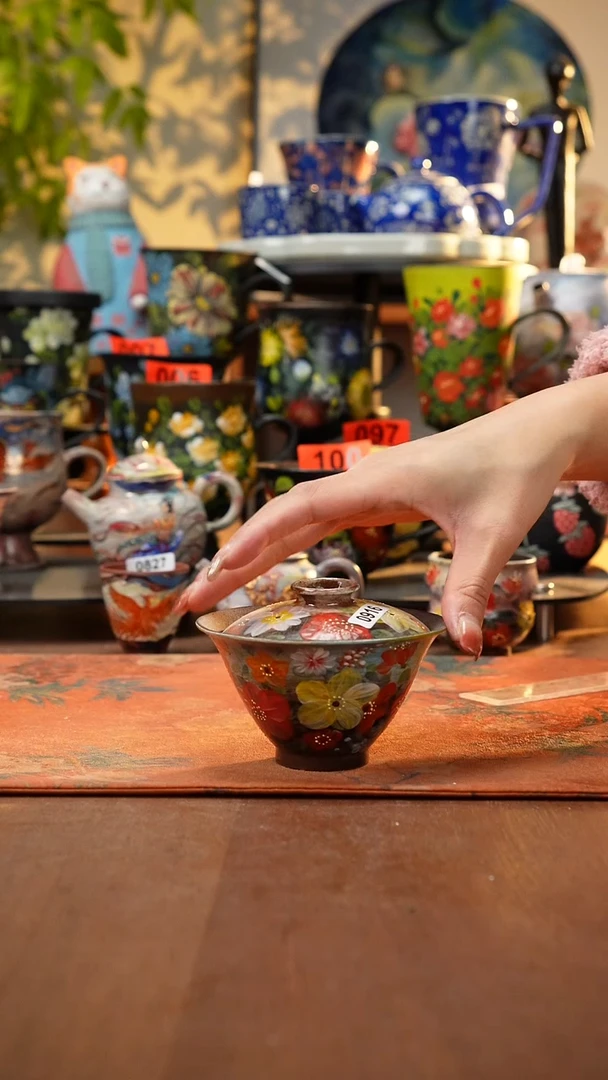 瓷片景德镇手工手绘916