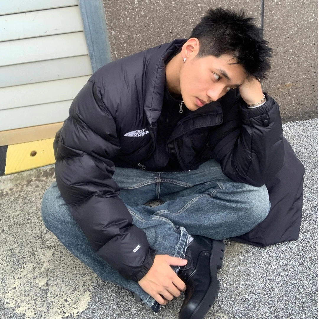 96户外保暖短款拉链立领羽绒休闲男女同款宽松潮流服饰