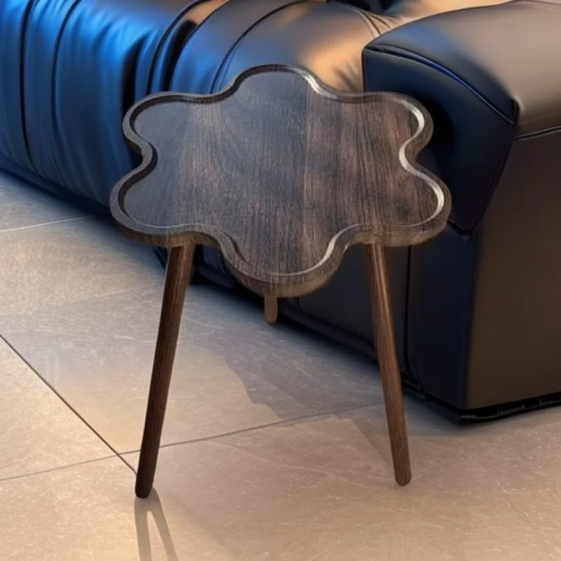 花朵茶几客厅家用沙发侧边小边几圆桌子可移动阳台茶桌卧室床头柜