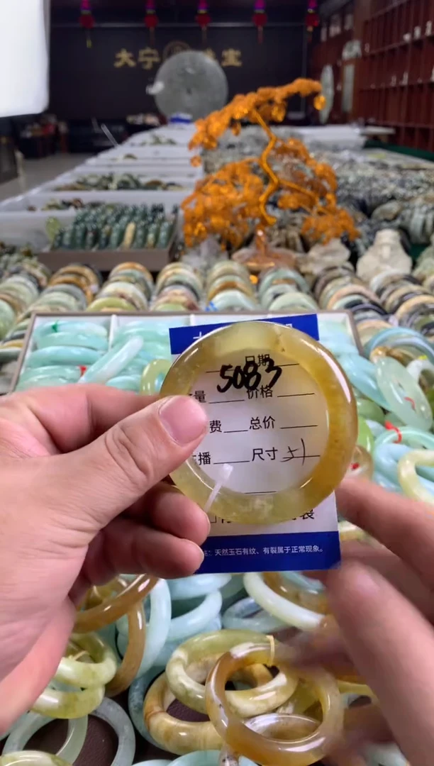 蛇纹石玉未镶嵌手镯5083