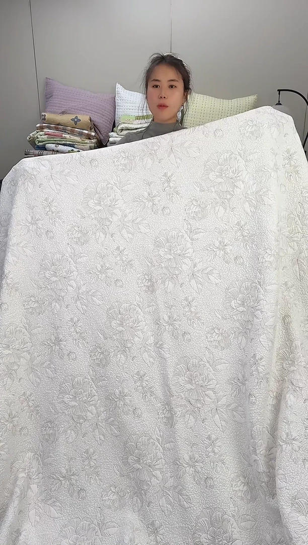 棉纯棉白盏花230*250