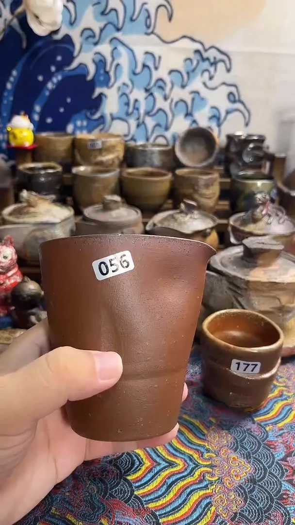 056日式备前烧茶具茶器茶周边