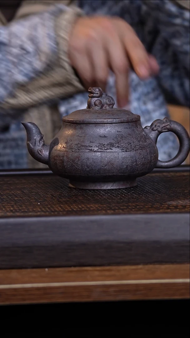 茶壶紫砂宜兴手工原矿紫砂壶001