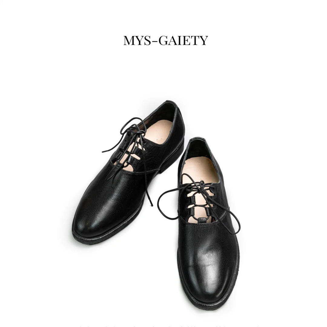 单鞋系带潮流商务牛津鞋学院风时尚