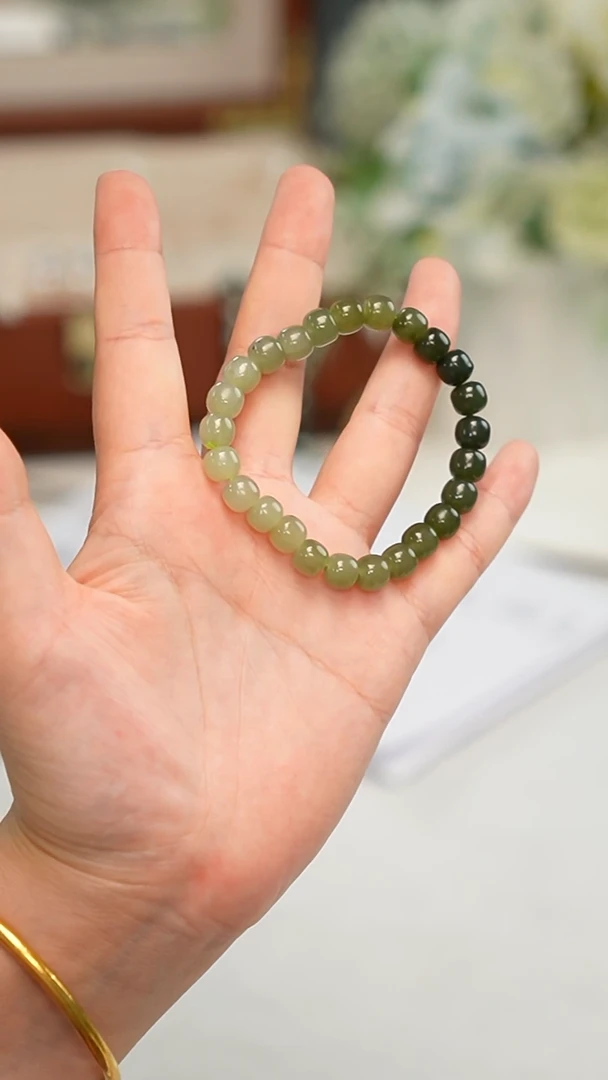 手串未镶嵌和田玉（微瑕）手串