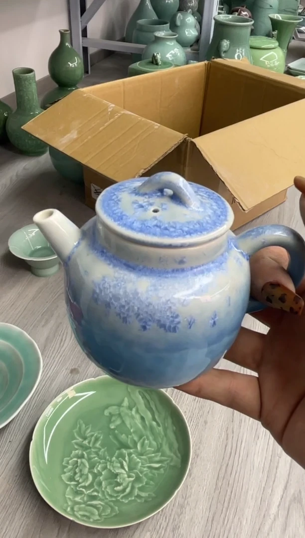 瓷特价福利 微瑕 慧仙青瓷