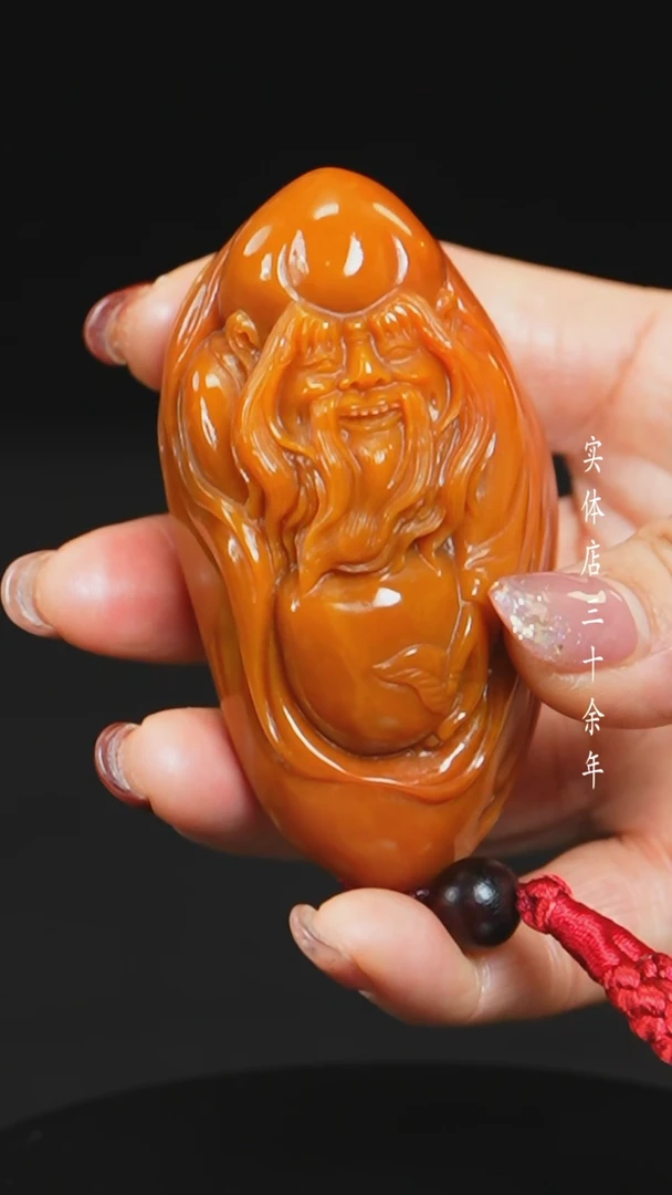 【闪购商品】寿山石田黄石彩冻石印章把件摆件