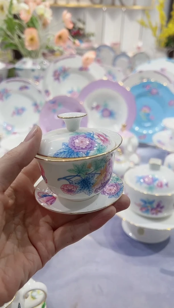 【闪购商品】骨瓷3寸功夫茶具