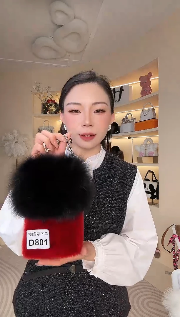 海豹毛【闪购商品】女包D801