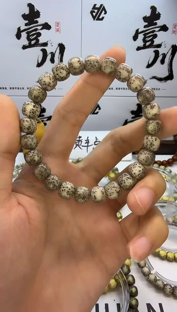 手串星月菩提9/8 冰糖糯冰  同枝果  48