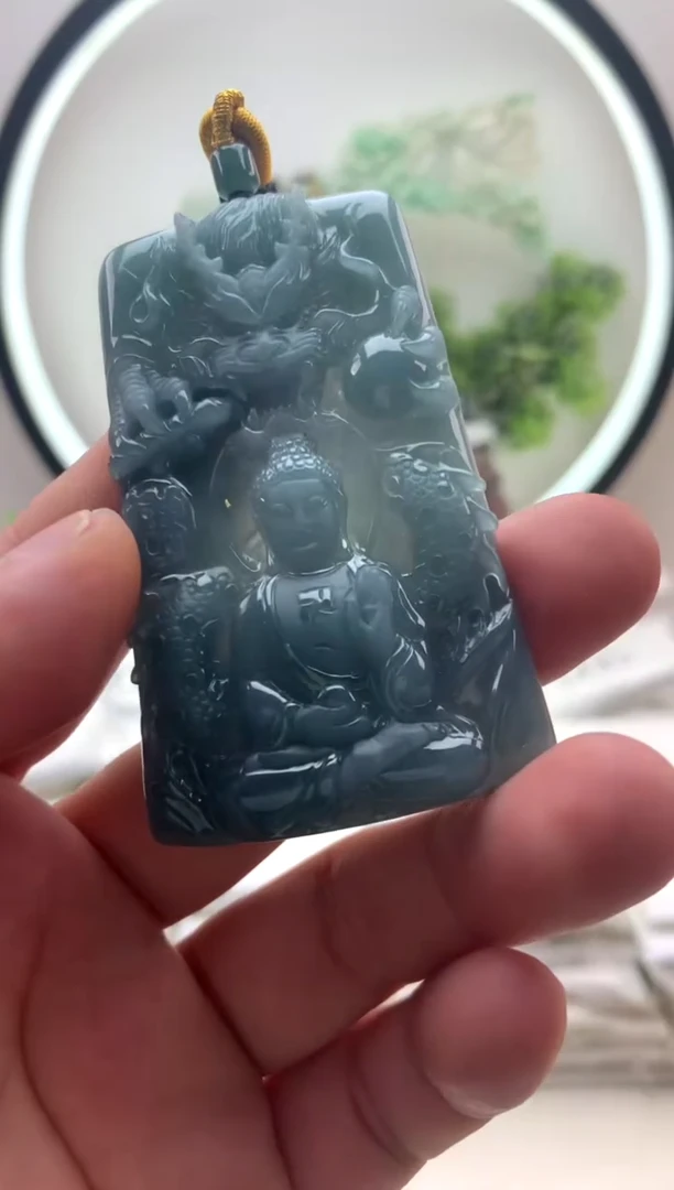 颈饰未镶嵌翡翠阿弥陀佛