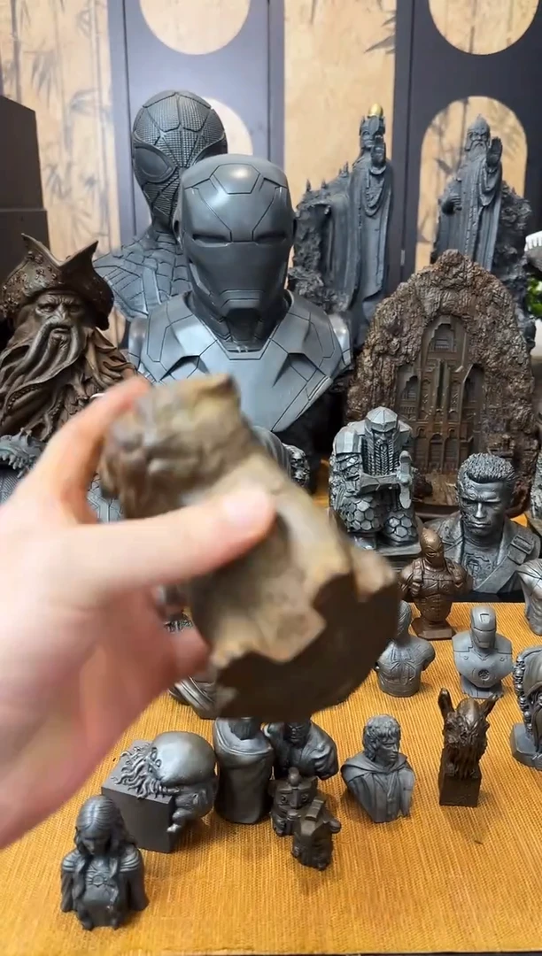 铁在****鲸实心铁艺摆件~~田园犬（锈色）