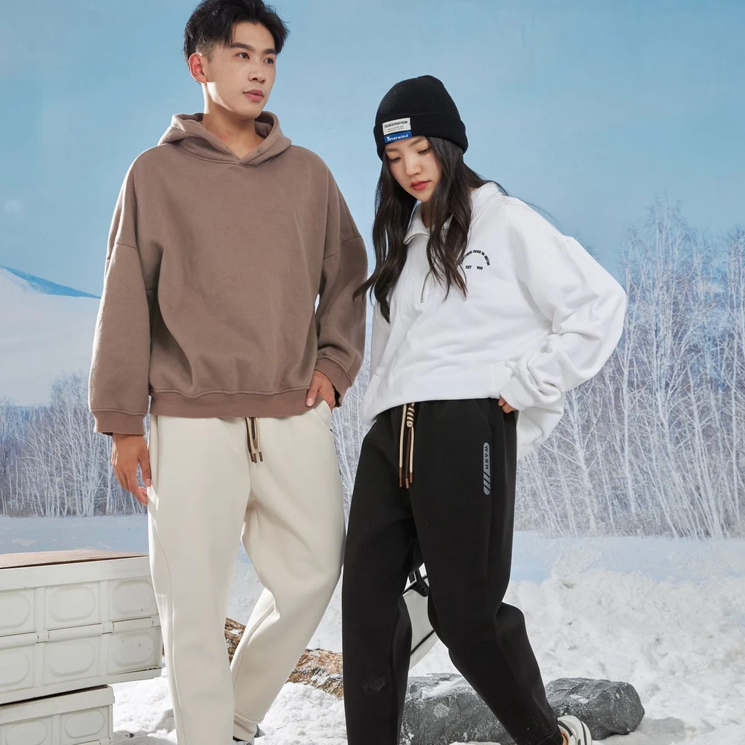 男女同款黑金纳米恒温裤户外休闲防水加绒加厚防风保暖锁温