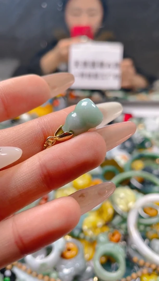 【闪购商品】翡翠颈饰未镶嵌/L/翡翠A货一图一物
