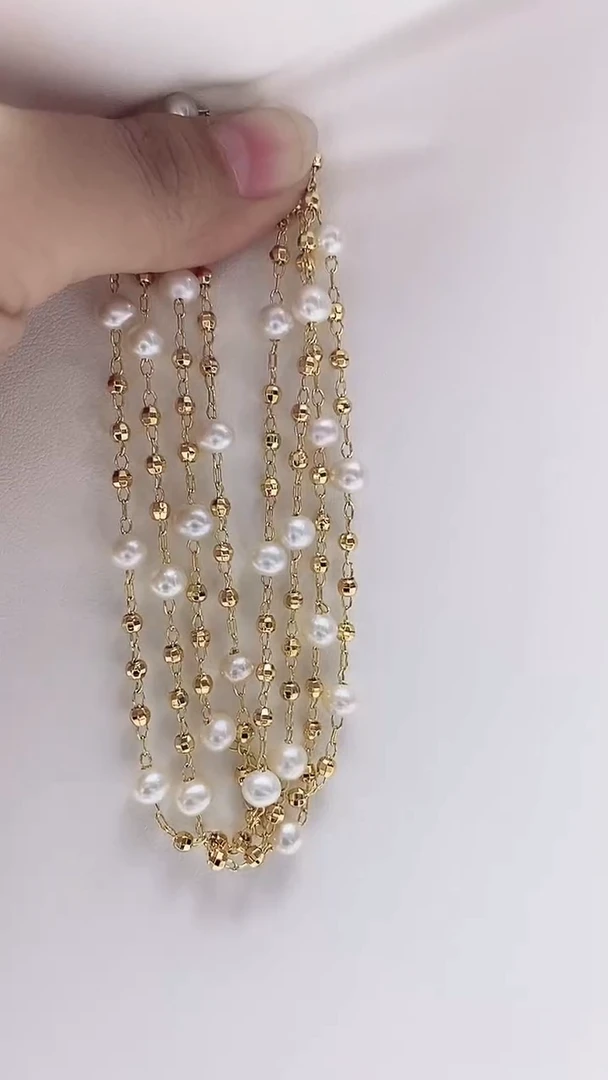 【闪购商品】淡水珍珠毛衣链未镶嵌淡水珍珠毛衣链
