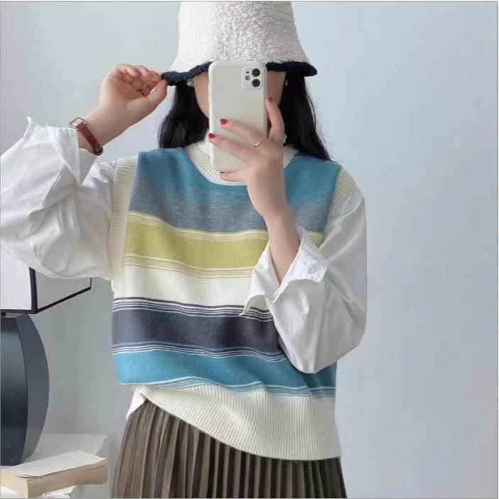 GTX3013-2024春装新款冬季马甲背心休闲宽松时尚