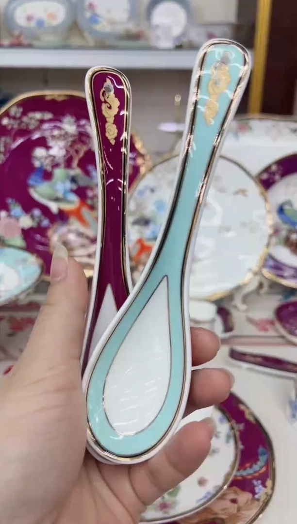 【闪购商品】骨瓷2个小勺