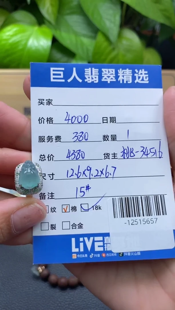 颈饰18K金镶嵌翡翠多人-12515657