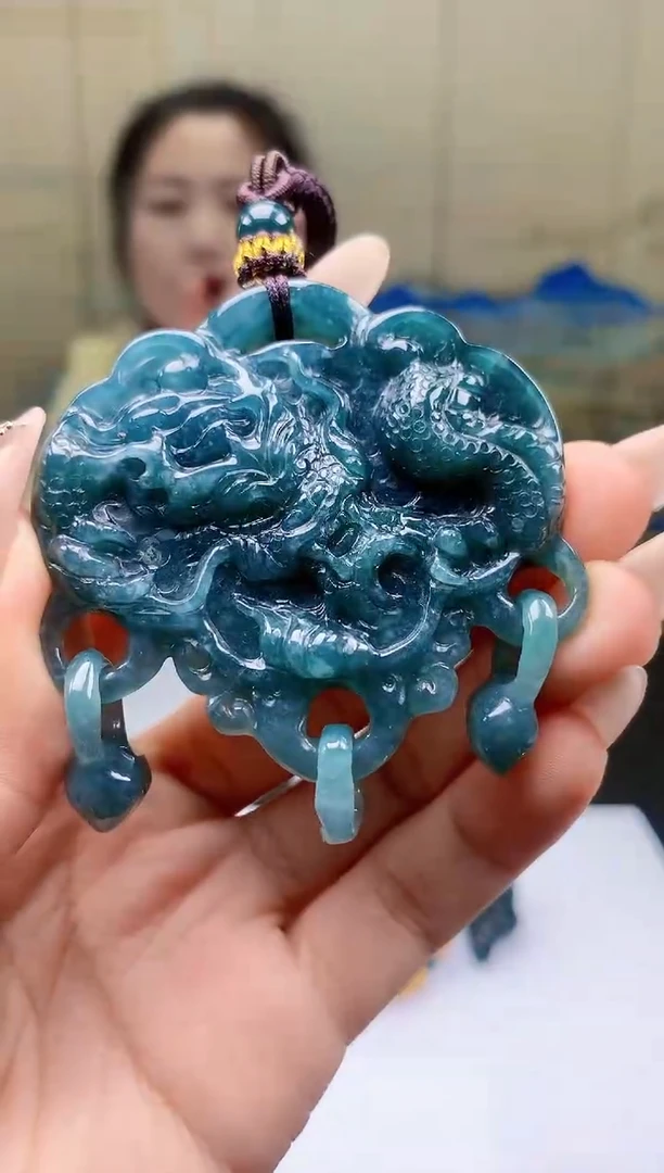 【闪购商品】定制翡翠未镶嵌4902ty-毛货挂件44