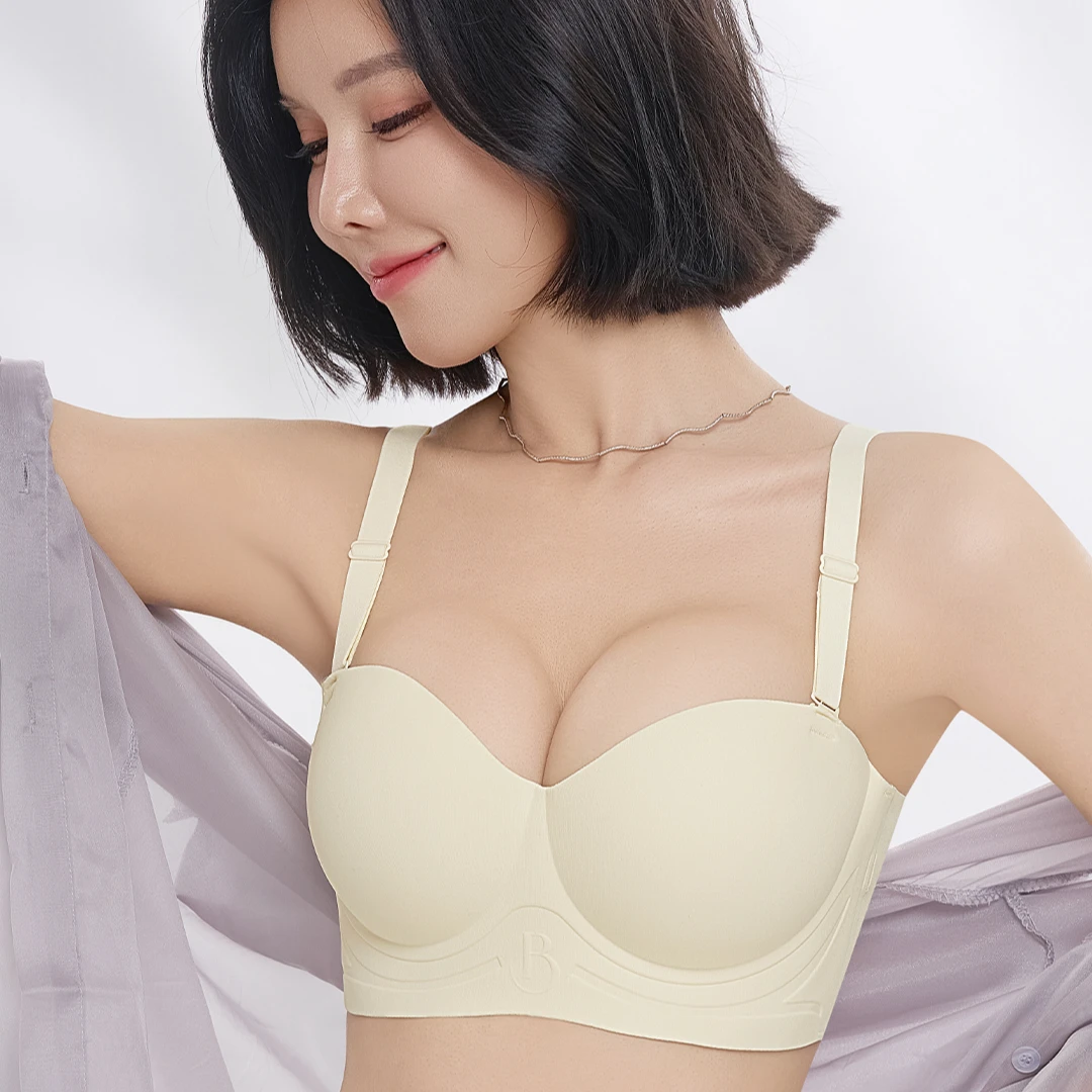 【反重力NO1】无痕女士小胸聚拢收副乳防下垂无钢圈显大美背文胸