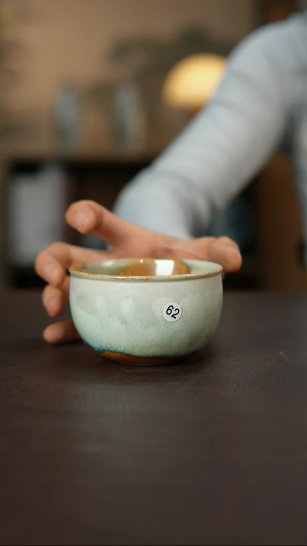 景德镇陶瓷杯碗柴烧多人