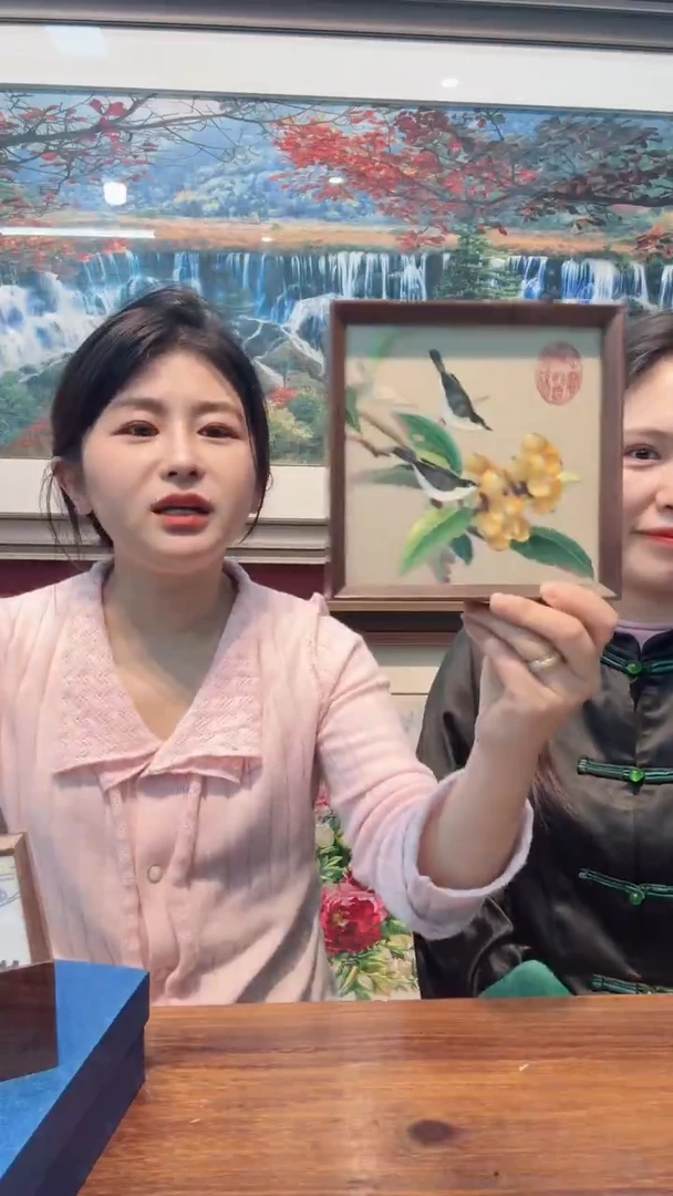 横款非遗苏绣手工刺绣台灯