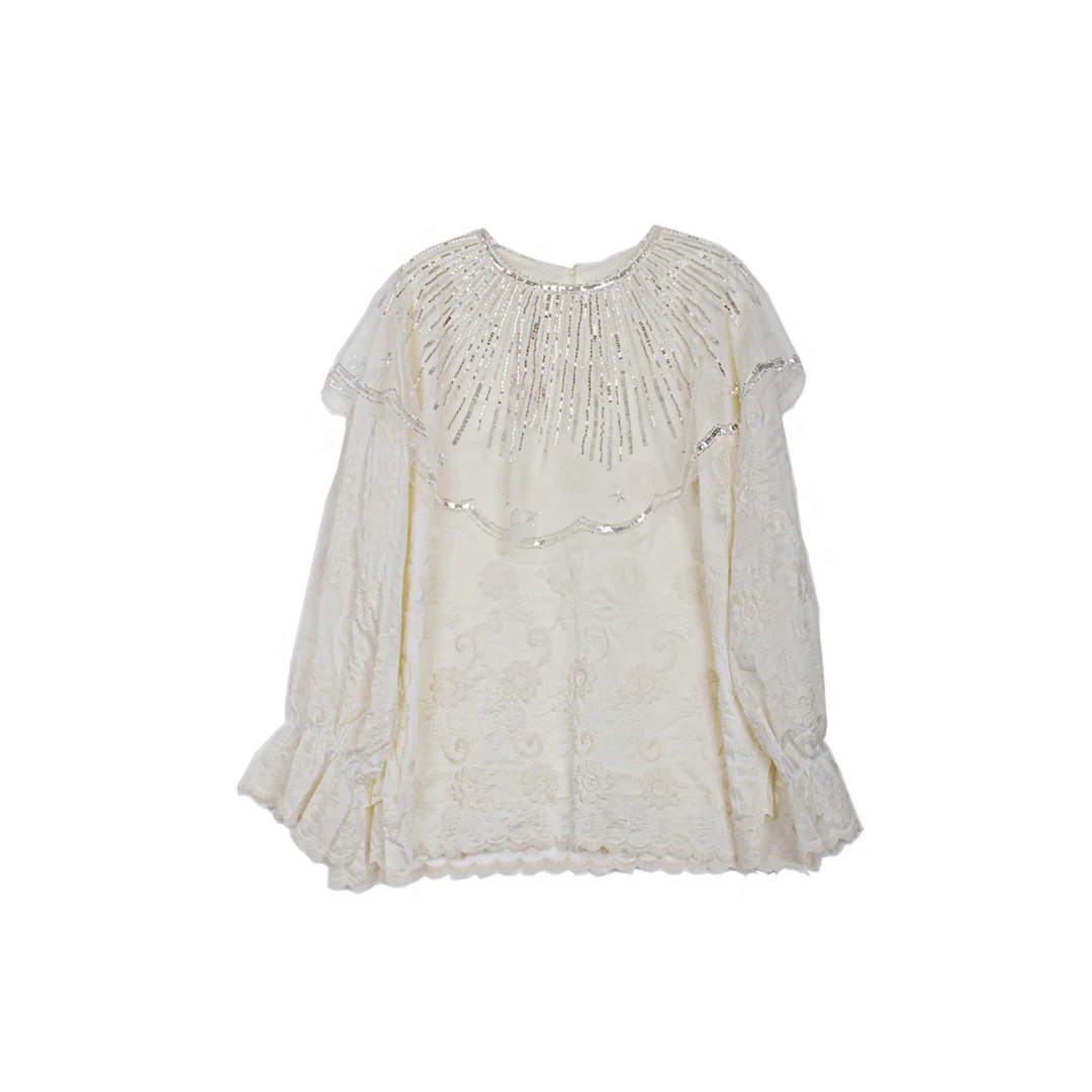 深圳大码女装上衣衬衣长袖时尚百搭宽松（AZ654 HM ）