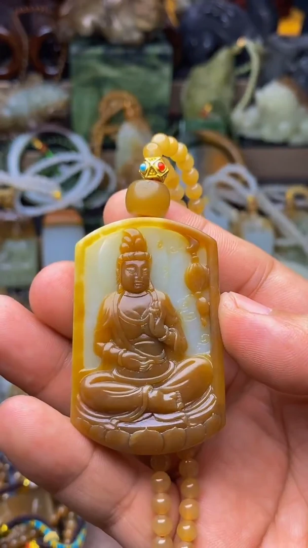 未镶嵌和田玉挂件神****61