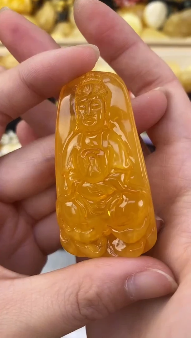裸石琥珀未镶嵌天然琥珀蜜蜡