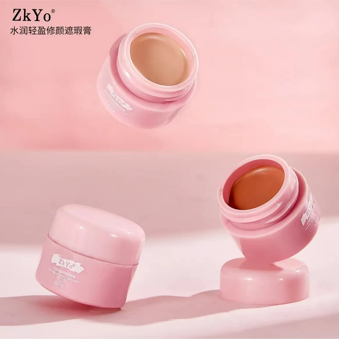 ZKYO水润修颜遮瑕膏自然细腻防水防汗不脱妆粉底膏【达人专享】