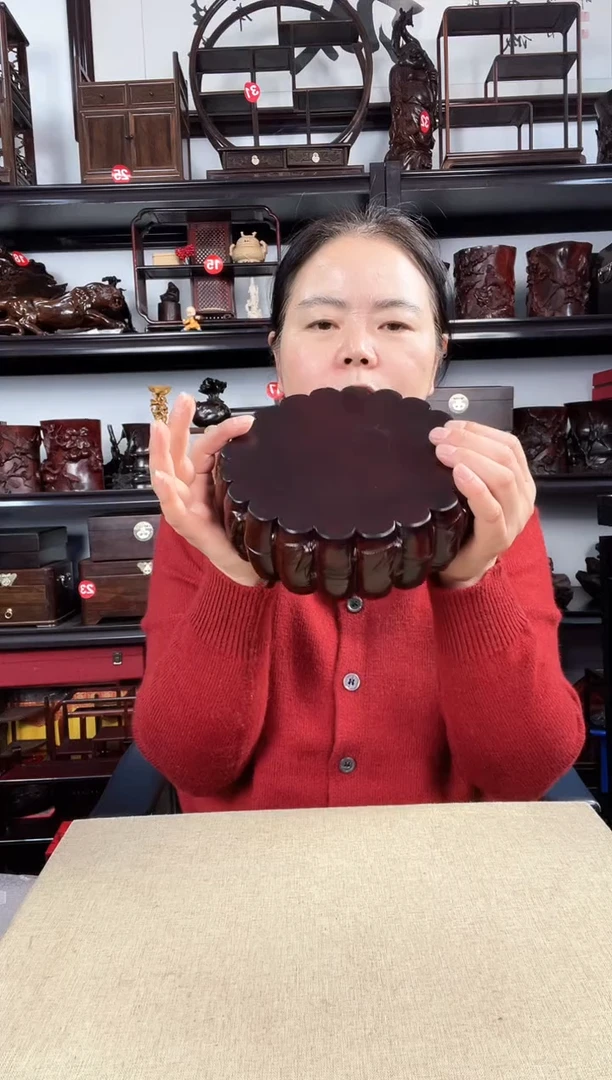 木18竹节圆老李红木工艺品