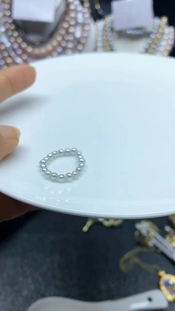 【闪购商品】淡水珍珠戒指未镶嵌多人