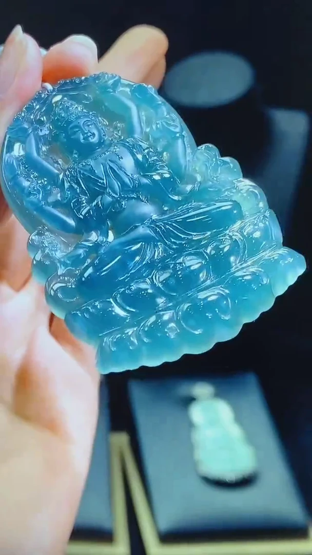 吊坠(不含链)未镶嵌翡翠天然A货翡翠 千手