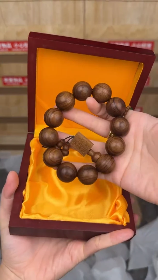 慈木器文玩阁黄金檀手串链接@@sp004