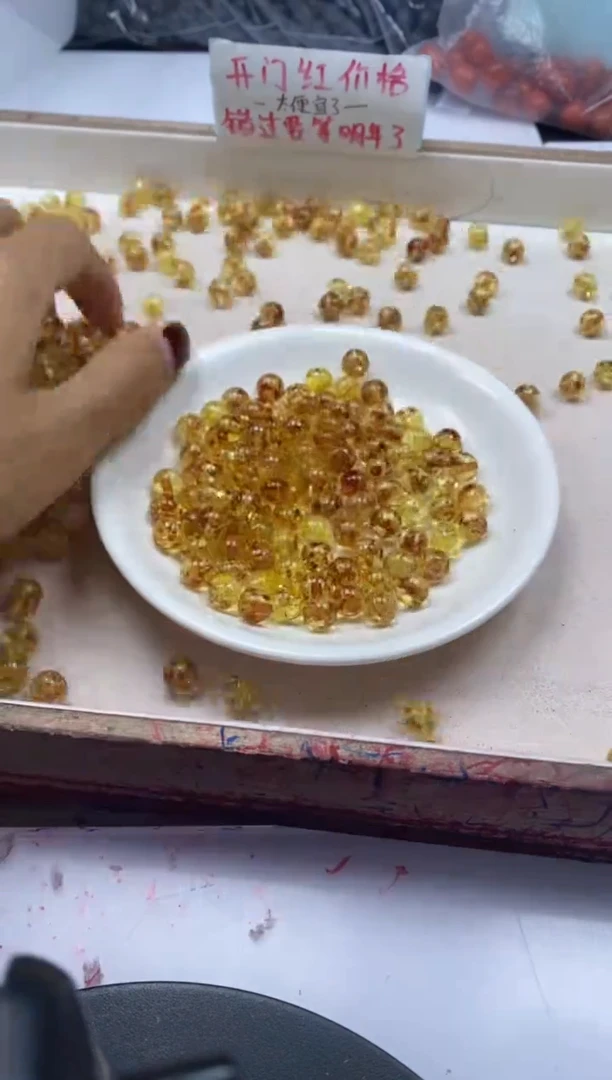 【闪购商品】蜜蜡颈饰未镶嵌w93花珀8mm*10颗