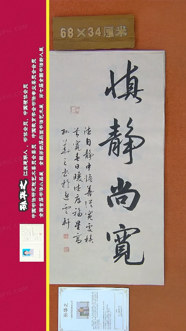 【闪购商品】书法196a孙华之书法作品