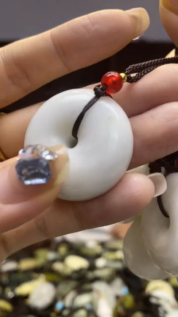 未镶嵌岫玉挂件多样性发货发其一