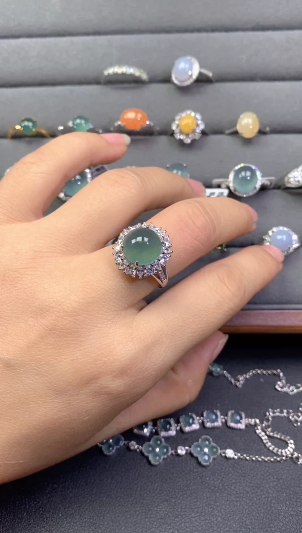 未镶嵌戒指翡翠天然A货翡翠 姐姐们