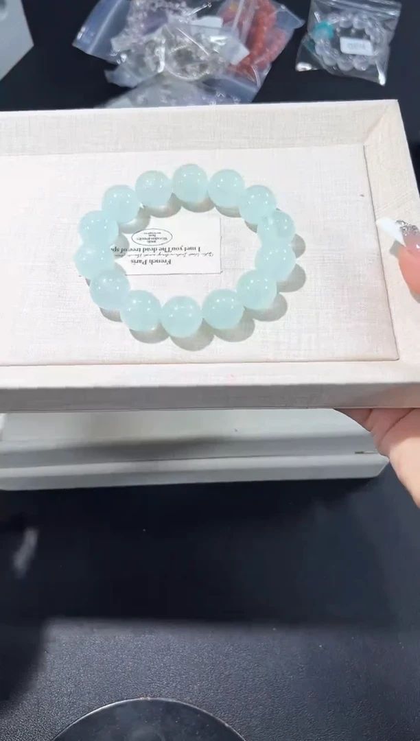 未镶嵌手链萤石31p多样性发其一【1条】默认微瑕