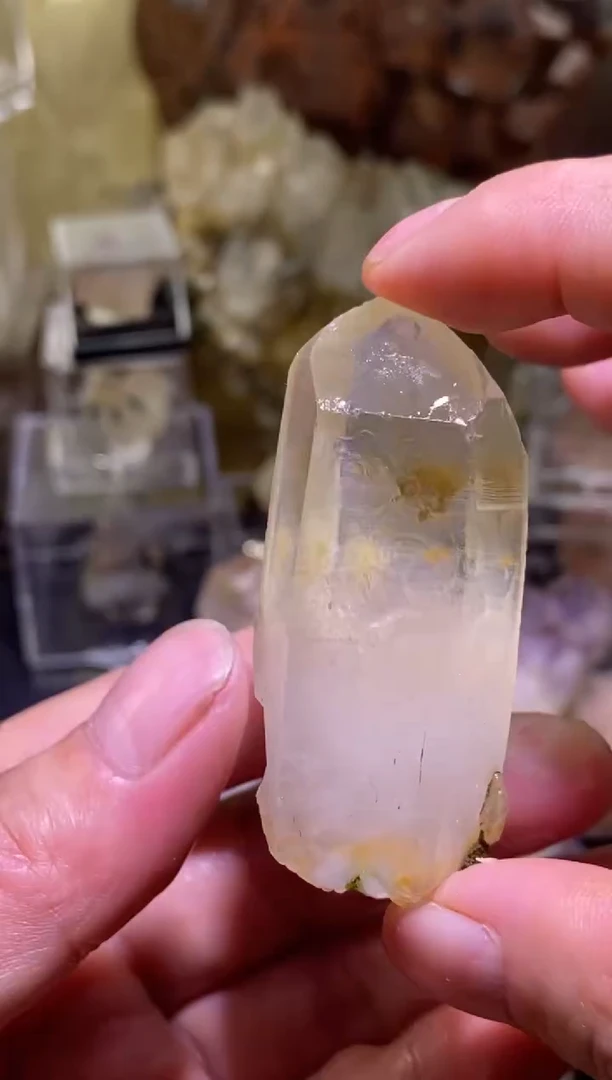 未镶嵌珠宝半成品水晶87号四川美姑超七花园水晶